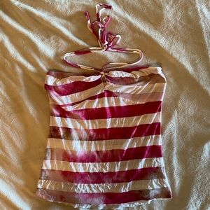 Ocean Drive Clothing Co Halter Top Size Small Pink